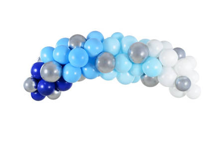 Girlanda balonowa niebieska 200cm  1 op 60 szt